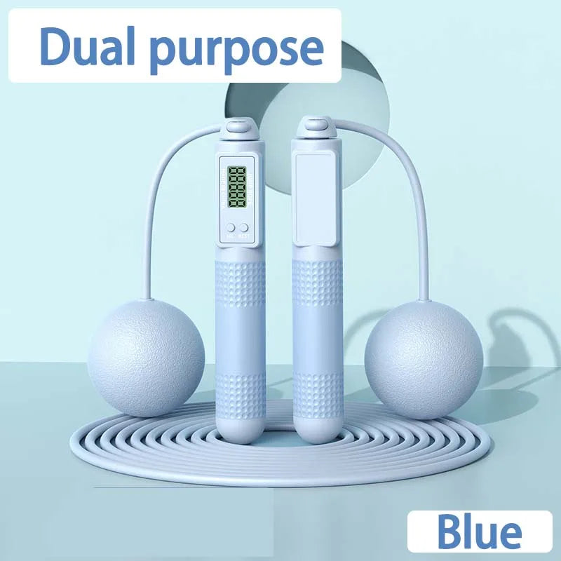 Adjustable Jump Rope with Calorie Counter Smart Fitness Exercise Skipping Rope for Weight Loss Unisex Jump Ropes