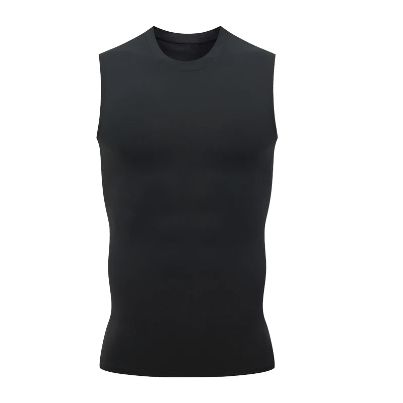 Men’s Compression Tank Top – Quick Dry Sleeveless Gym & Workout Vest