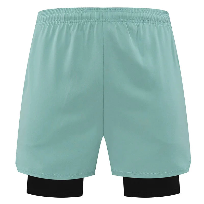 Men's Quick-Dry Running Shorts – Double Layer Gym & Workout Training Shorts