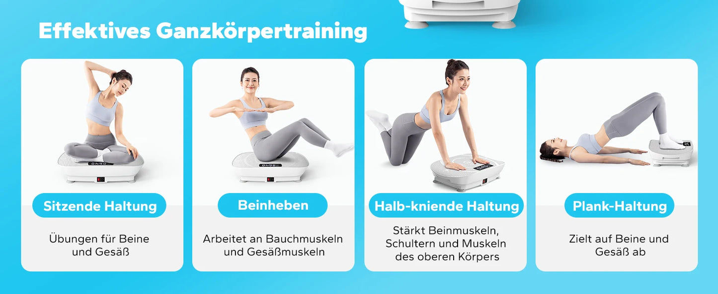 MERACH CV30 Vibration Plate Platform – Full Body Training, Fat Burning & Muscle Shaping
