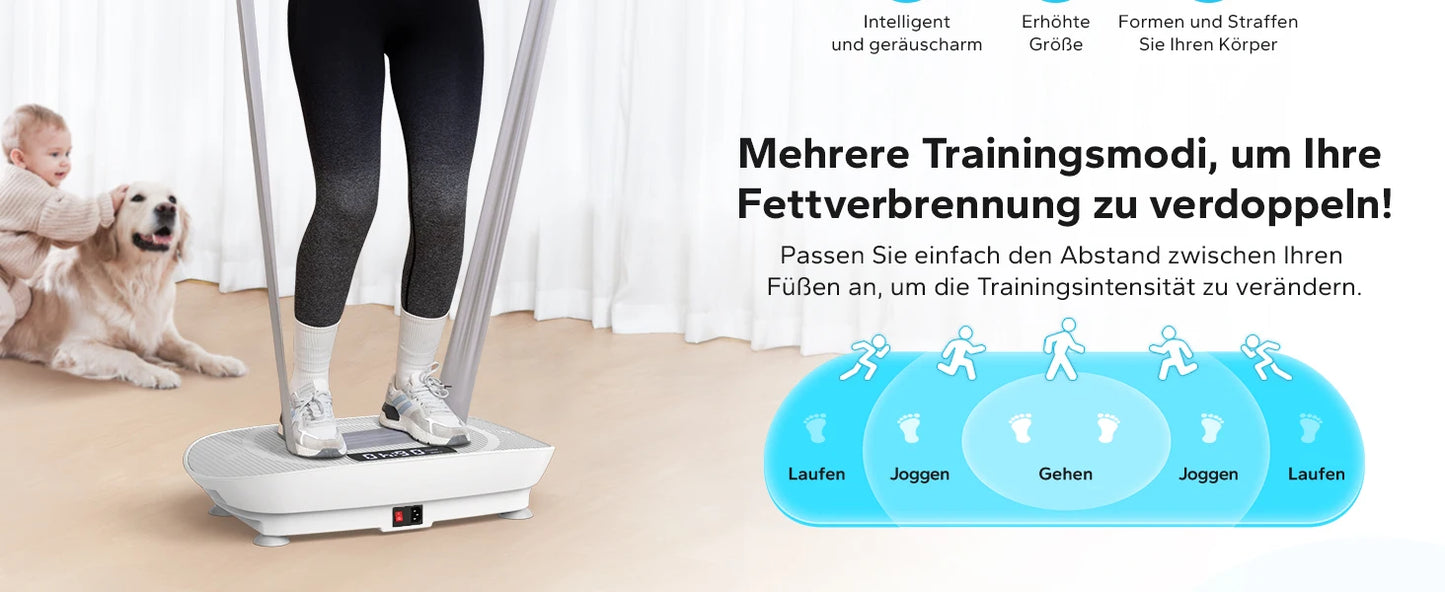 MERACH CV30 Vibration Plate Platform – Full Body Training, Fat Burning & Muscle Shaping