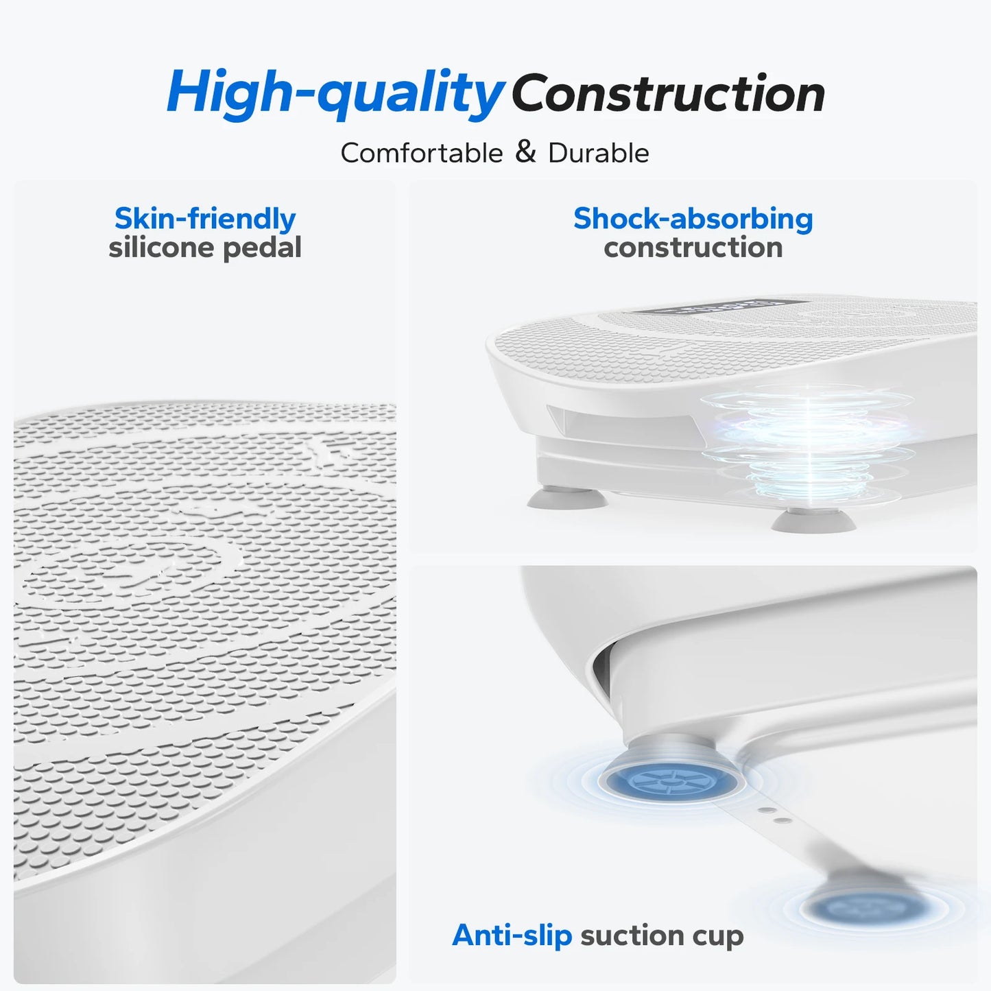 MERACH CV30 Vibration Plate Platform – Full Body Training, Fat Burning & Muscle Shaping