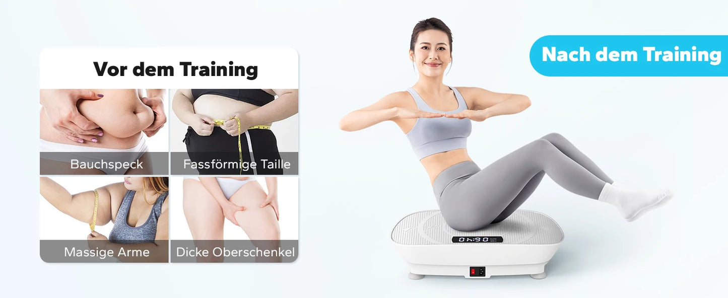 MERACH CV30 Vibration Plate Platform – Full Body Training, Fat Burning & Muscle Shaping