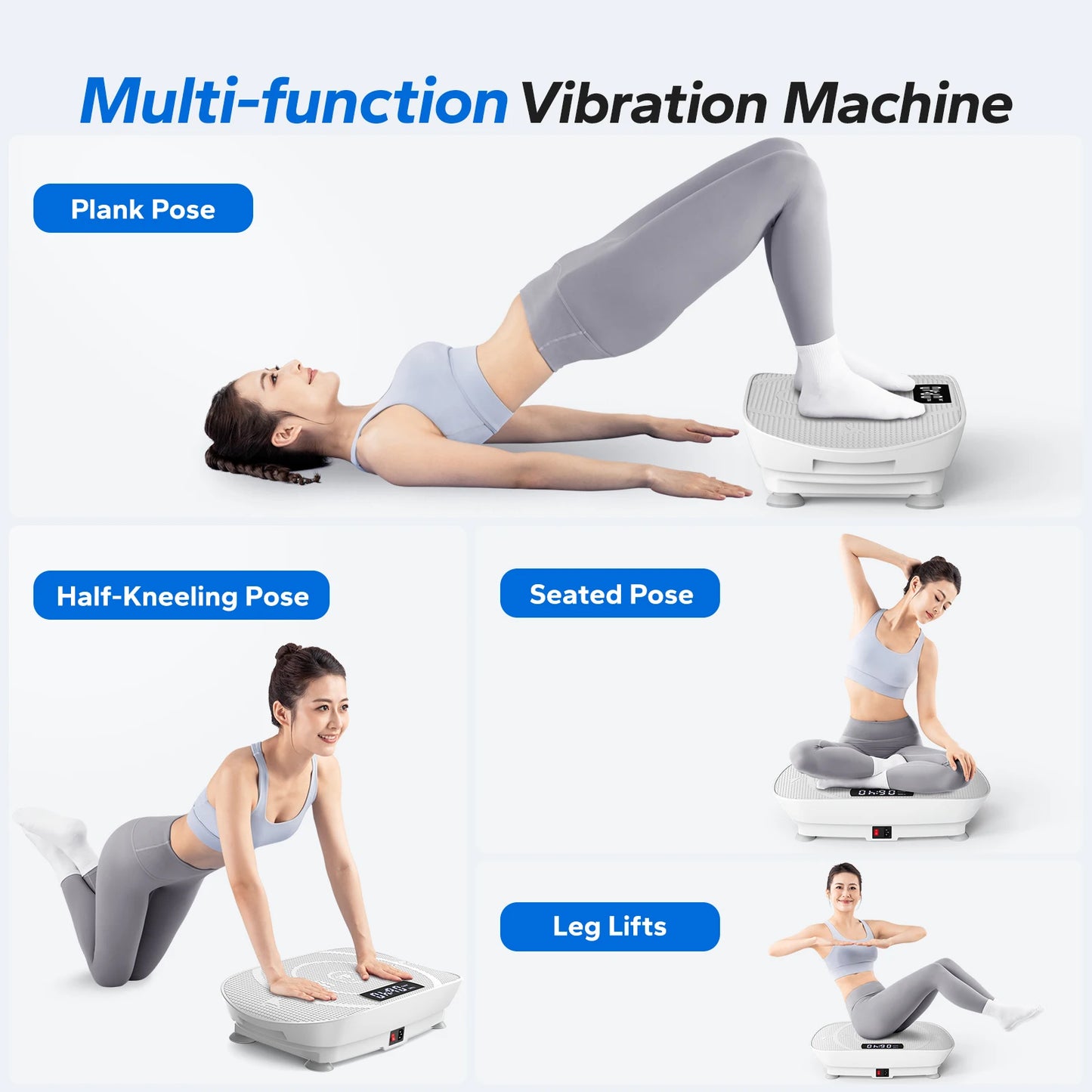 MERACH CV30 Vibration Plate Platform – Full Body Training, Fat Burning & Muscle Shaping