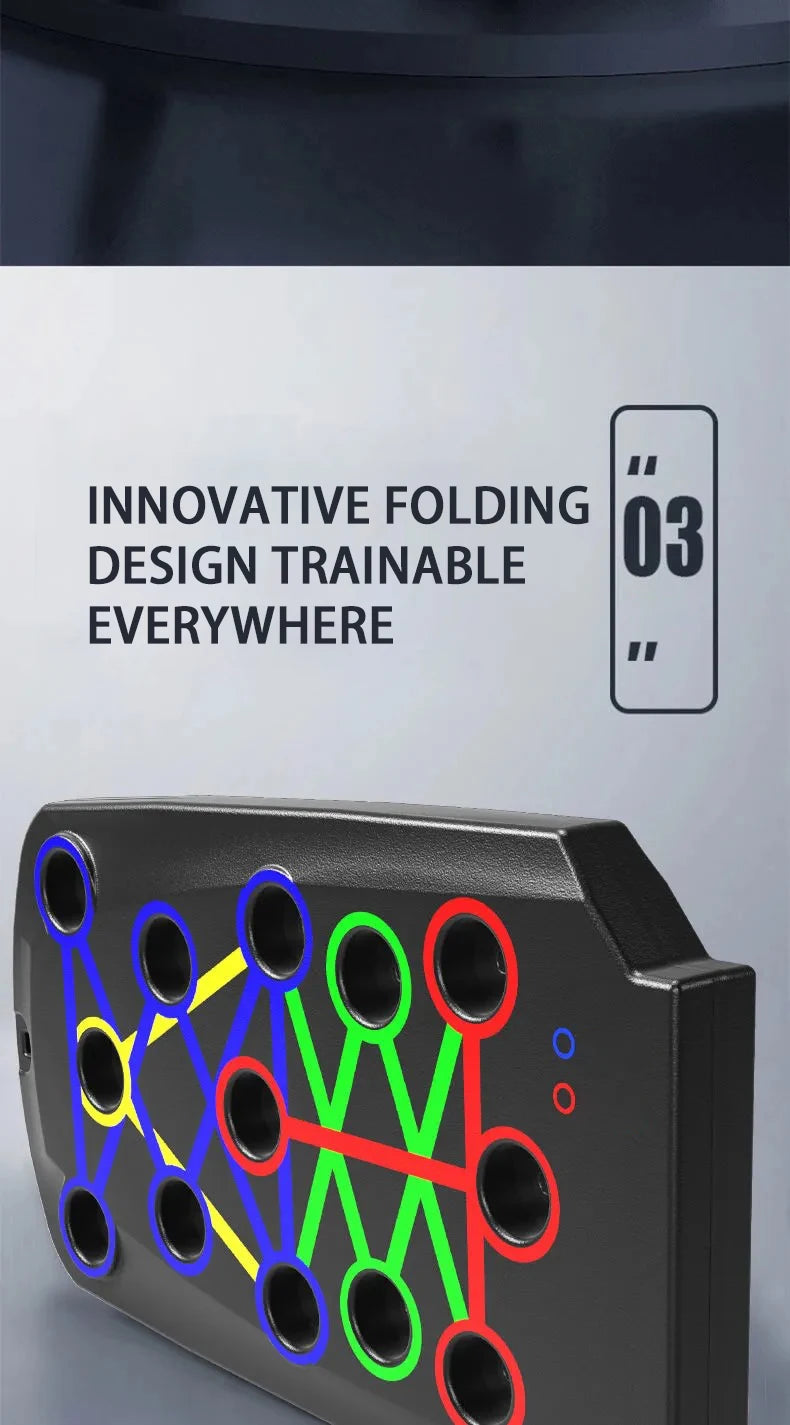 Portable Push-Up Board Set – Multifunctional Foldable Fitness Training Equipment