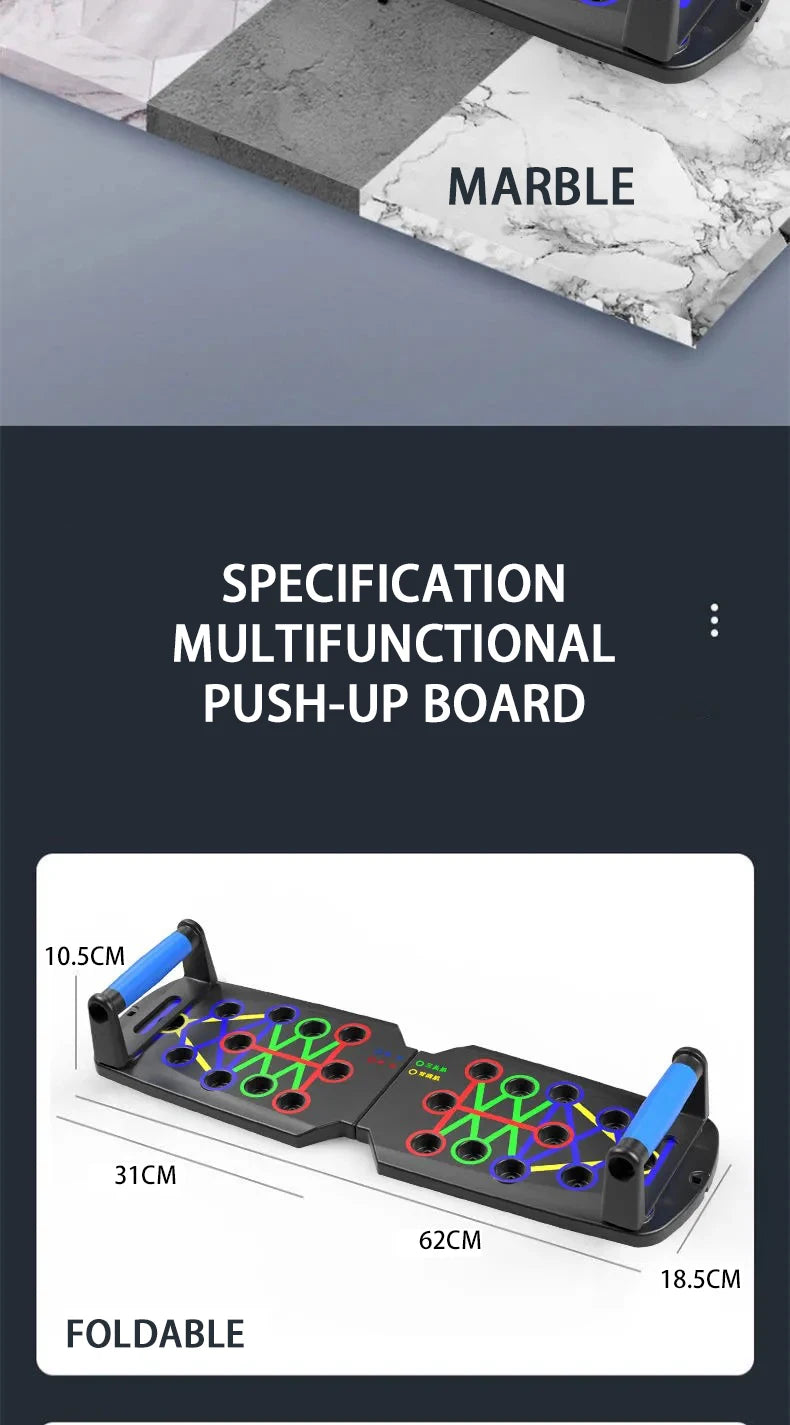Portable Push-Up Board Set – Multifunctional Foldable Fitness Training Equipment