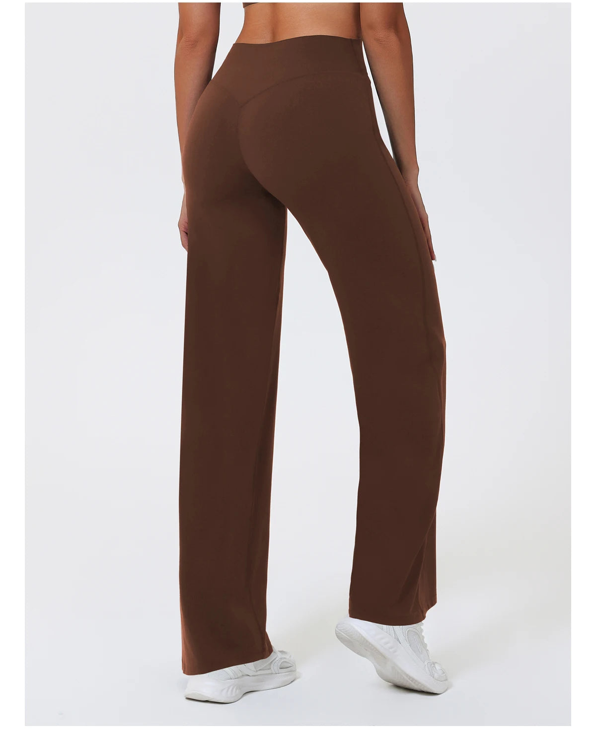 Women's Straight-Leg Yoga Pants – Naked-Feel Wide Leg Sports & Fitness Leggings