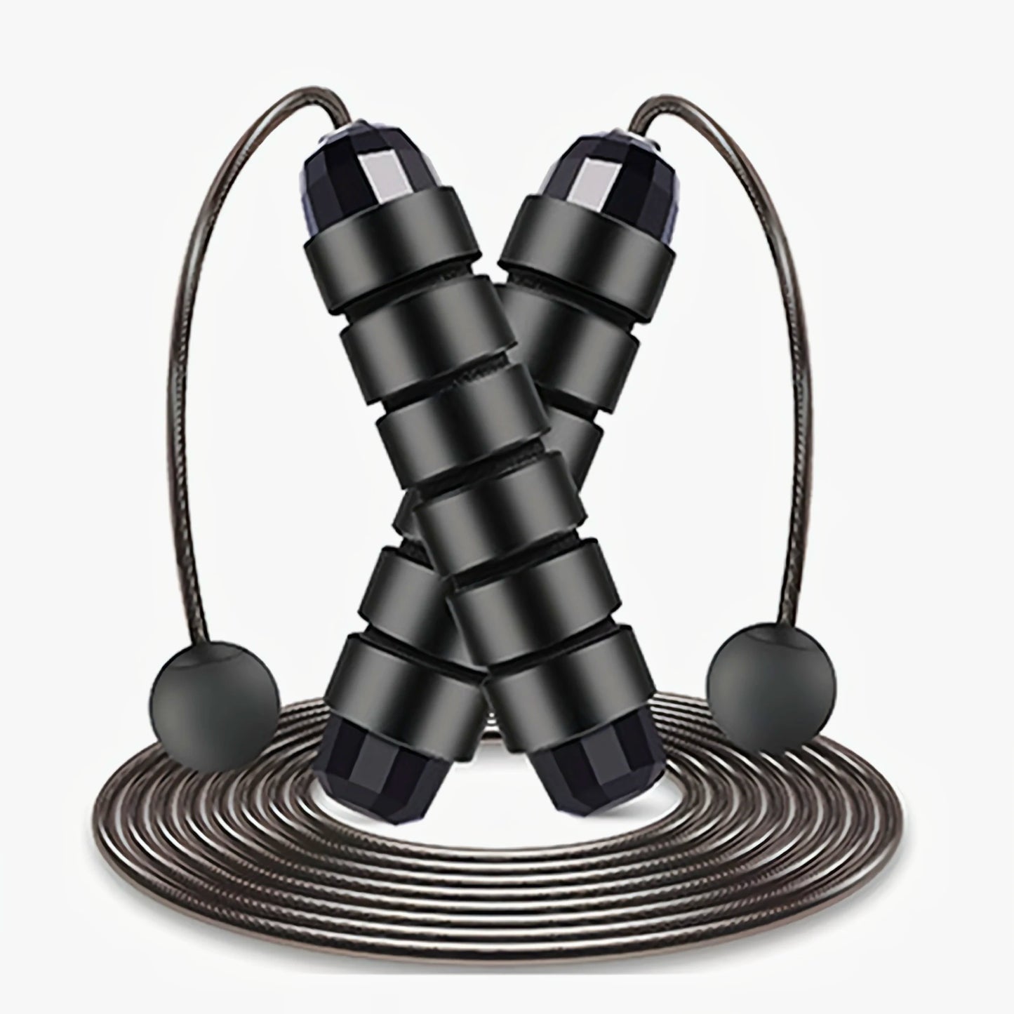 Adjustable Speed Jump Rope with Ball Bearings – Tangle-Free Fitness Skipping Rope
