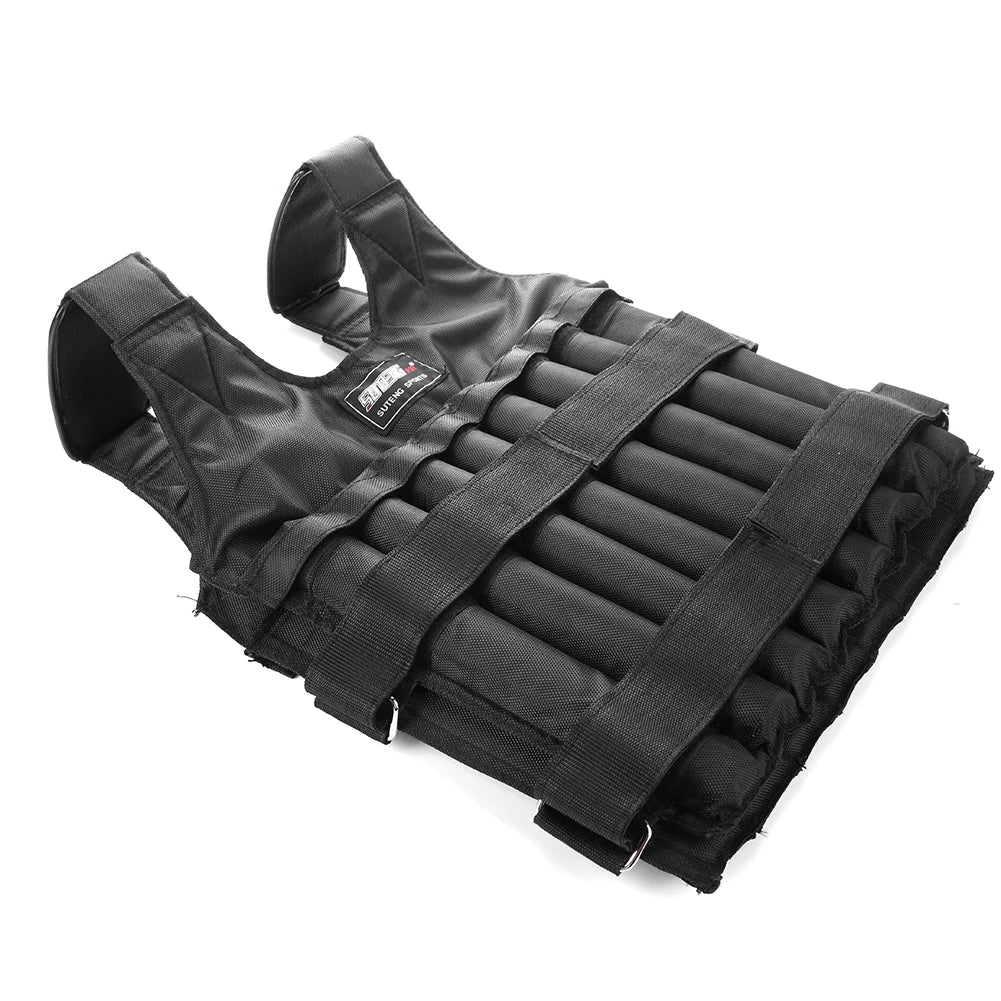 Adjustable Weighted Vest 1–110LBS – Fitness Training & Workout Waistcoat for Men & Women
