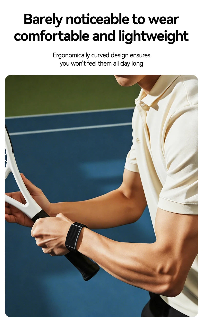 No-Screen Smartwatch – Fitness Tracker with Heart Rate Monitor for Android & iOS