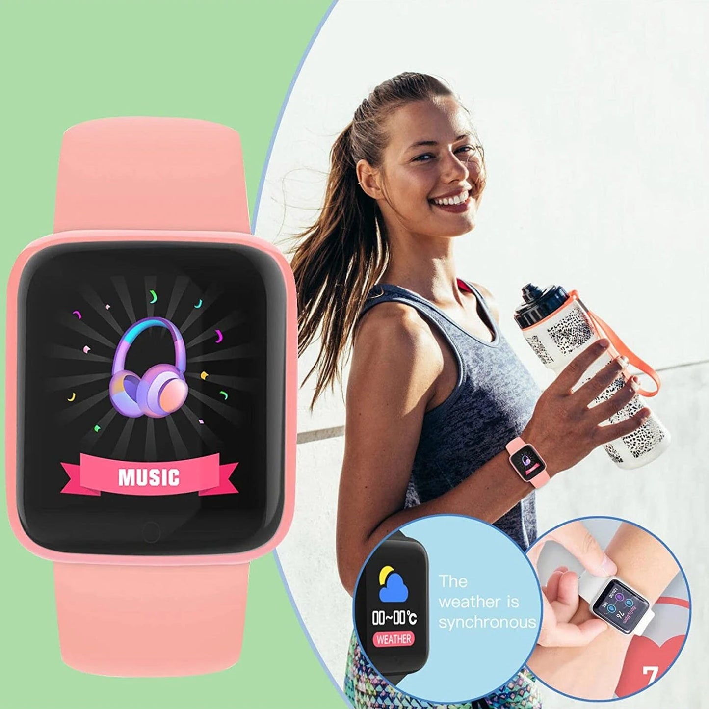D13 Smart Watch – Bluetooth Fitness Tracker & Smart Sports Watch for Men and Women