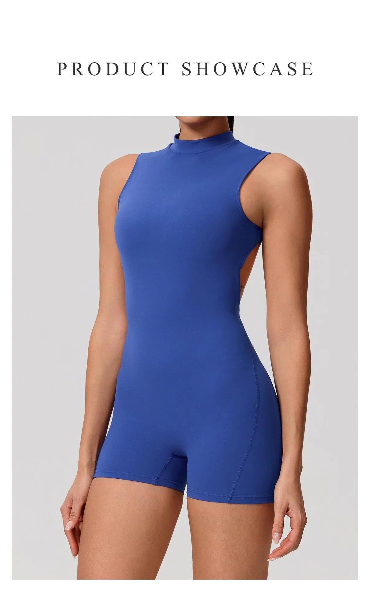 Women's Sports Jumpsuit – Sleeveless High-Stretch Yoga & Fitness Bodysuit