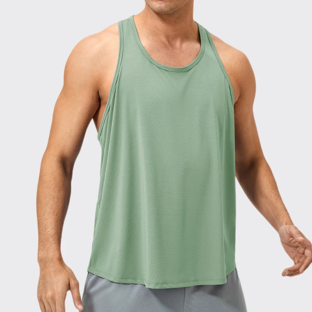 Men's Sleeveless Workout Tank Top – Quick-Dry Gym & Bodybuilding Training Vest