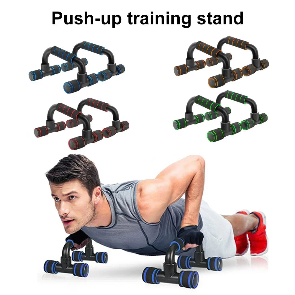 U-Shaped Push-Up Bars – Foam Grip Fitness Equipment for Chest & Upper Body Training