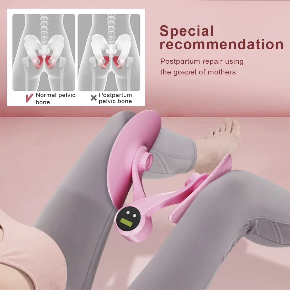 Pelvic Floor Muscle Trainer with Counter – Thigh Master Adjustable Leg Exerciser