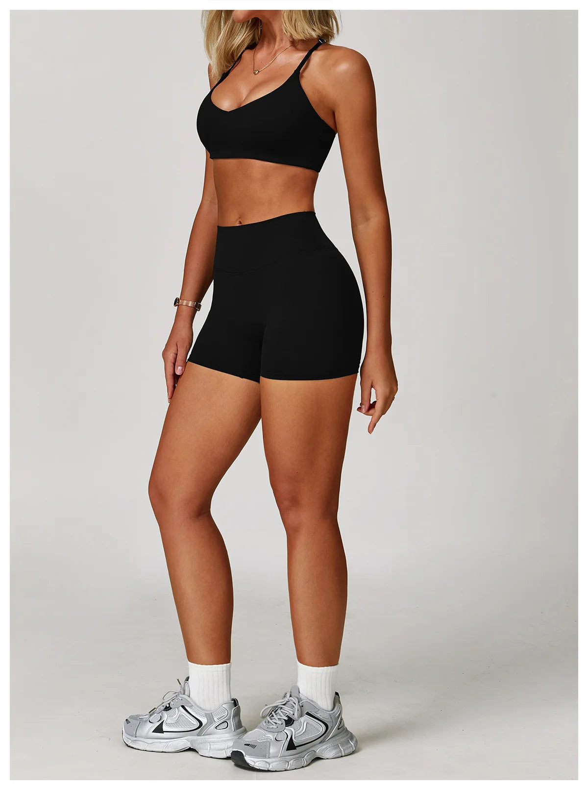 Women's Yoga Sports Set 2/3PCS Gym Workout Tracksuit Long Sleeve Sports Bra Athletic Wear Running Fitness Clothing