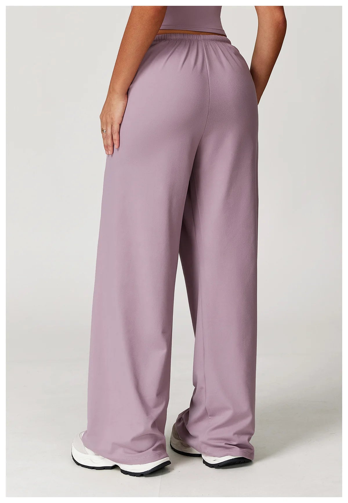 Yoga Pants Brushed Sports Pants Women's Hanging Wide Leg Loose Casual Pants Sports Running Fitness Elastic Drawstring Pants