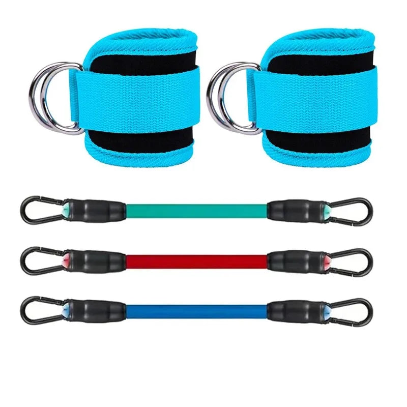 Ankle Straps Resistance Bands Set – Fitness Workout & Home Gym Training Equipment