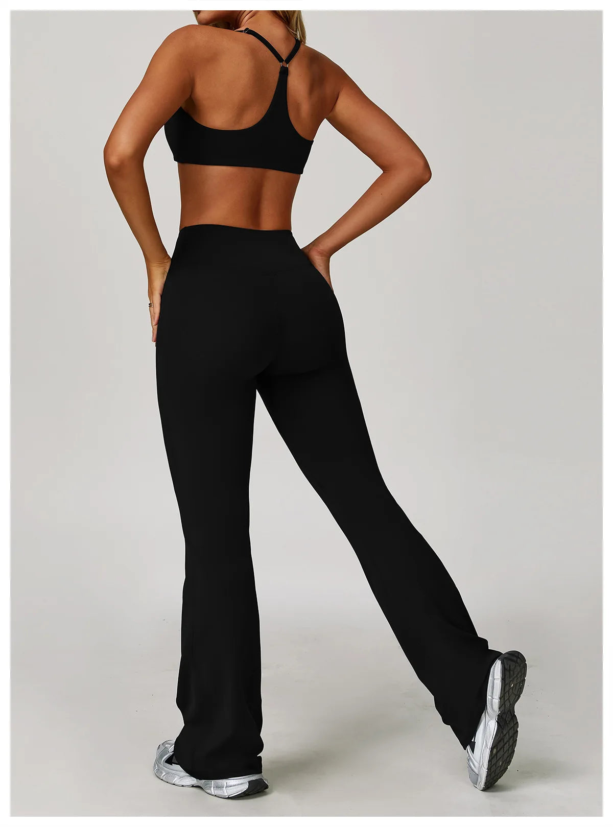 Women's Yoga Sports Set 2/3PCS Gym Workout Tracksuit Long Sleeve Sports Bra Athletic Wear Running Fitness Clothing