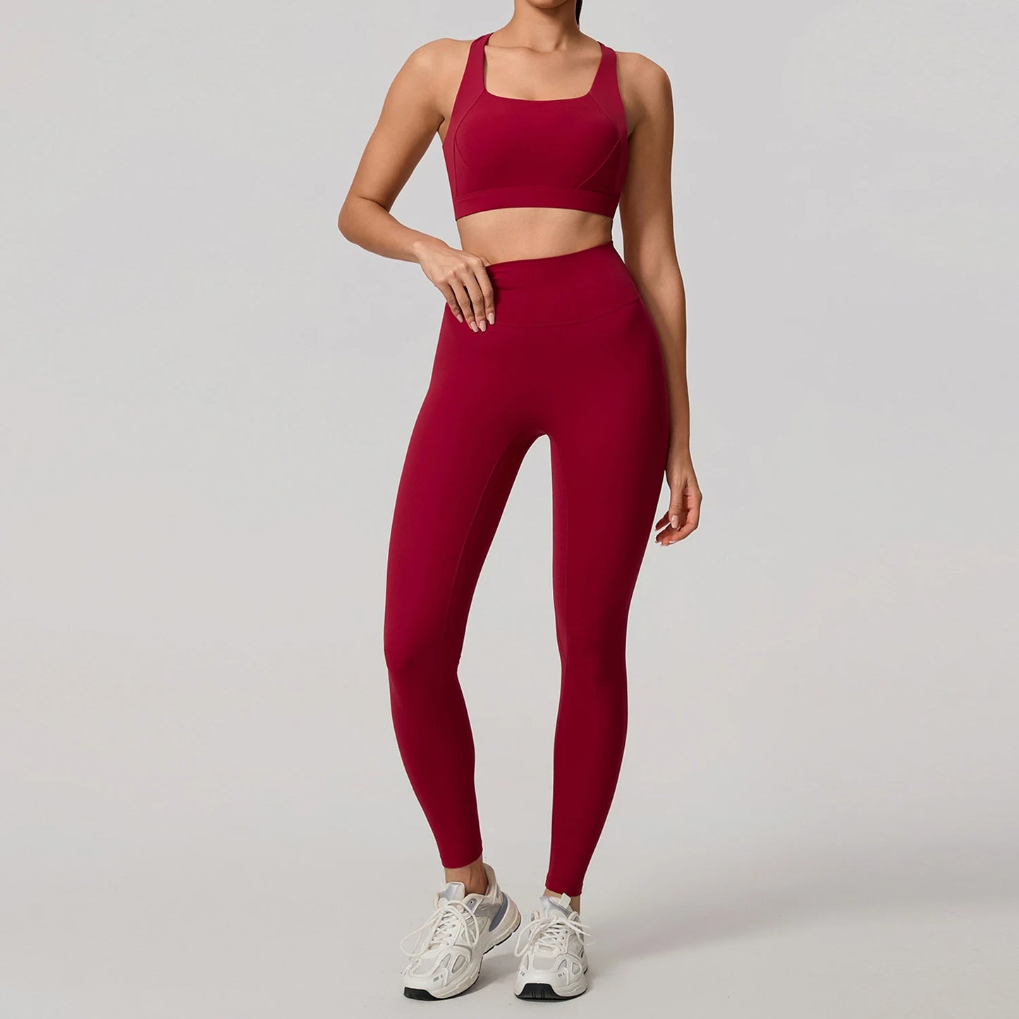 Summer Soften Yoga Set 2PCS Sports Suit for Women – Quick-Dry Fitness & Workout Activewear