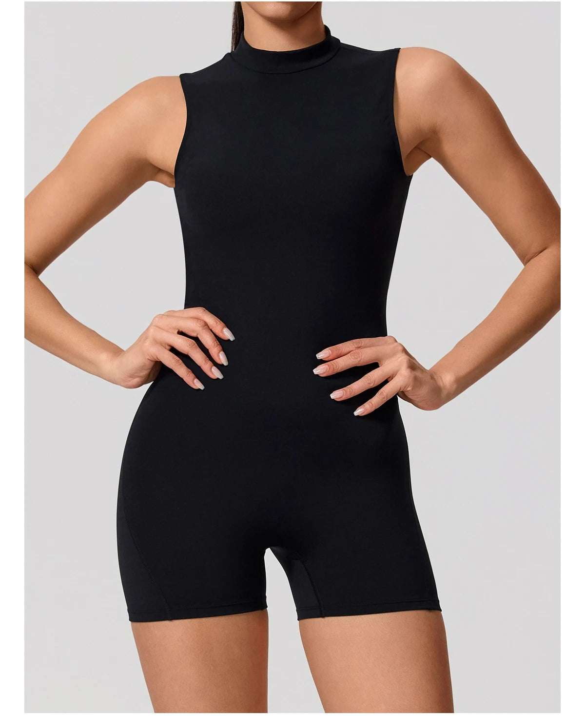 Women's Sports Jumpsuit – Sleeveless High-Stretch Yoga & Fitness Bodysuit