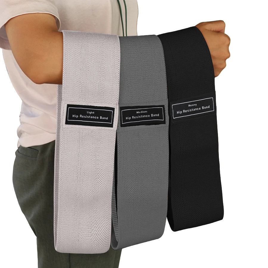 Elastic Glute Thigh Resistance Bands Fabric Booty Squat Circle Stretch Yoga Gym Equipment Hip Fitness Strips Loops Unisex