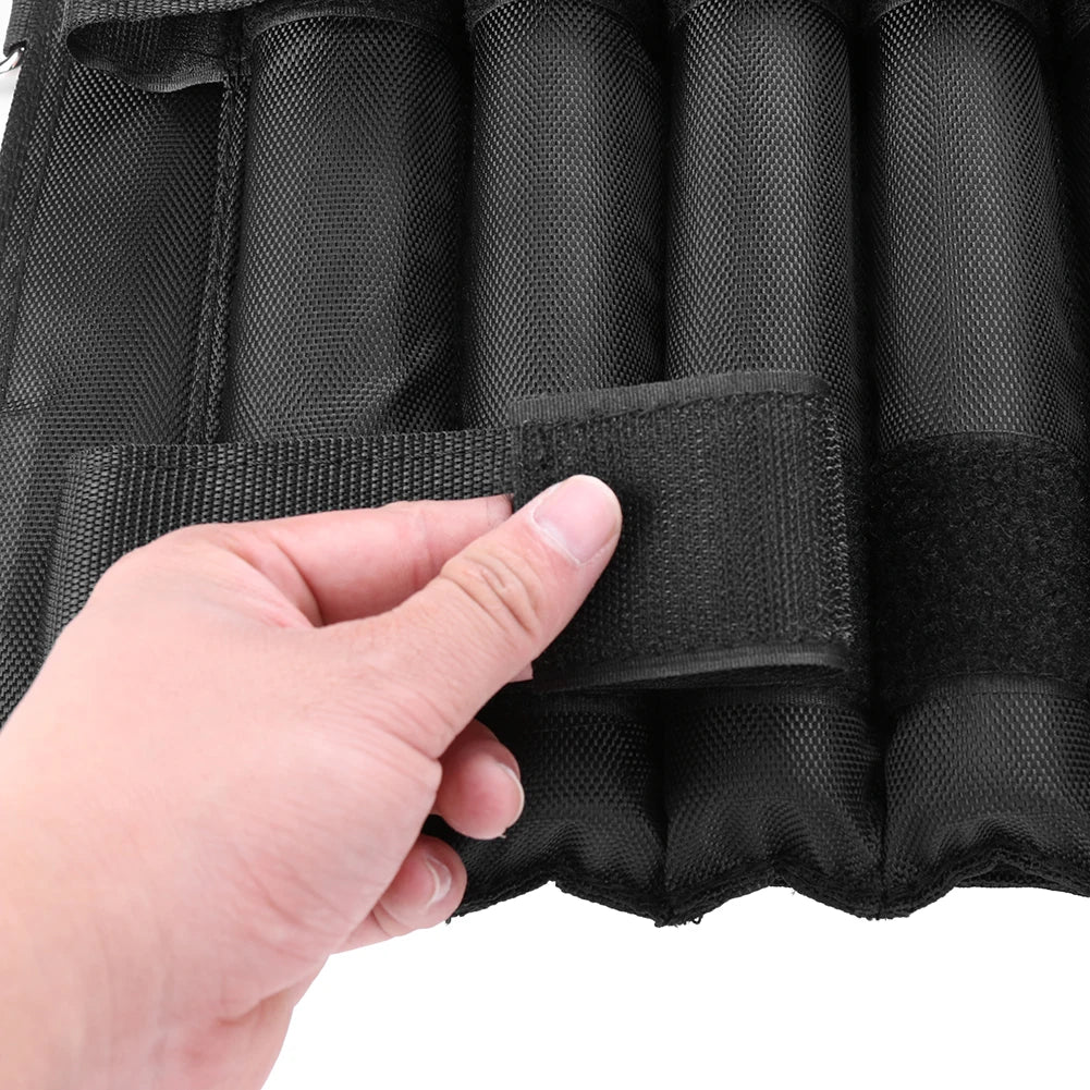 Adjustable Weighted Vest 1–110LBS – Fitness Training & Workout Waistcoat for Men & Women