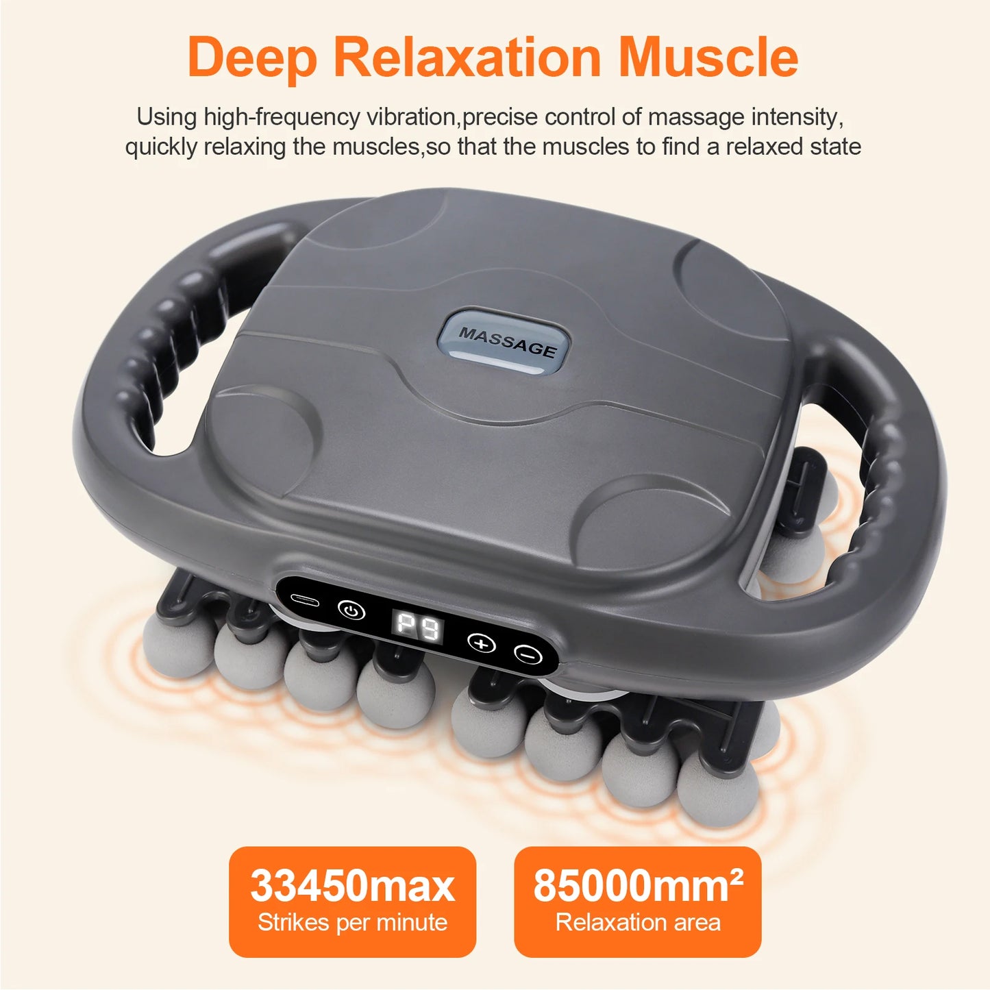 Head Fascia Massage Gun – Deep Tissue Muscle Relaxation Device