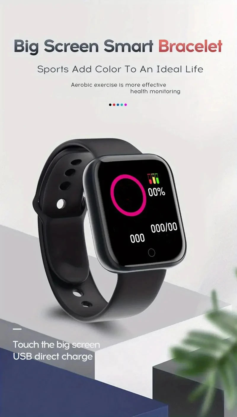 D13 Smart Watch – Bluetooth Fitness Tracker & Smart Sports Watch for Men and Women
