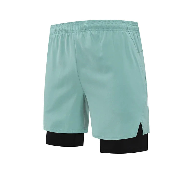 Men's Quick-Dry Running Shorts – Double Layer Gym & Workout Training Shorts
