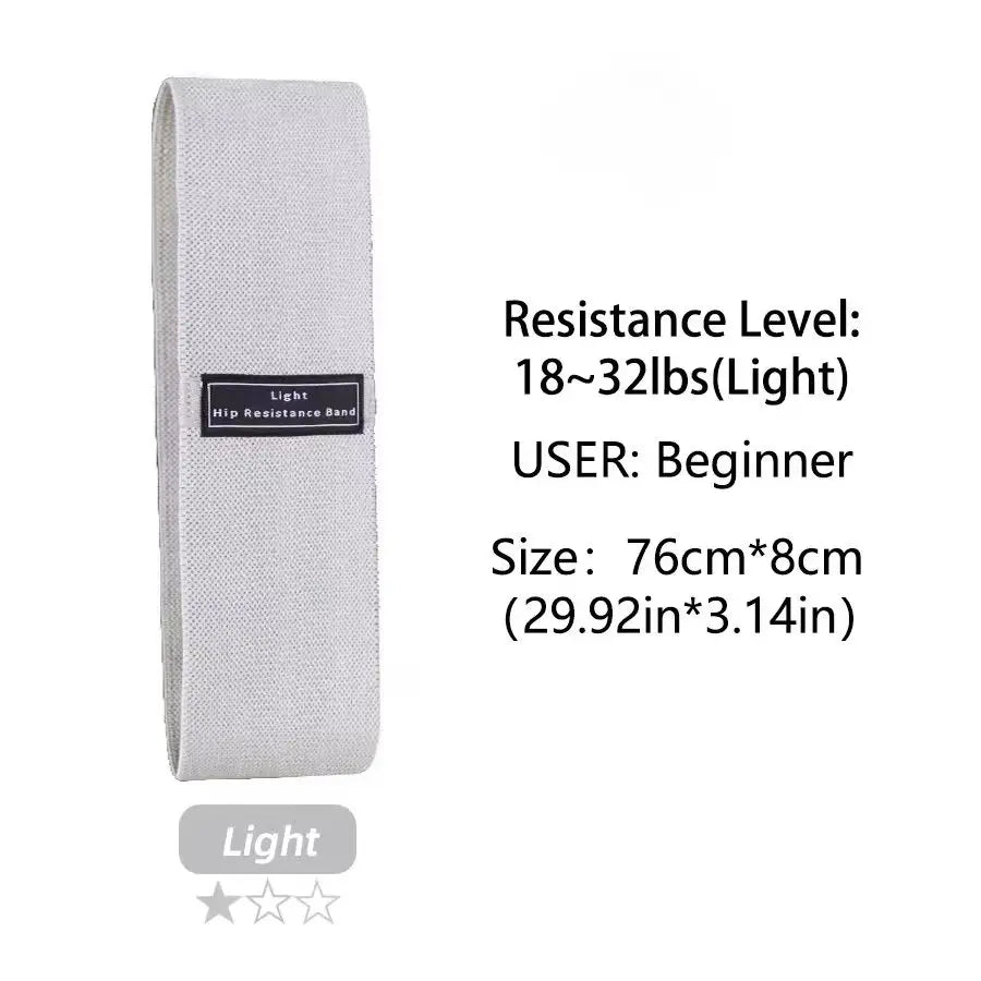 Elastic Glute Thigh Resistance Bands Fabric Booty Squat Circle Stretch Yoga Gym Equipment Hip Fitness Strips Loops Unisex