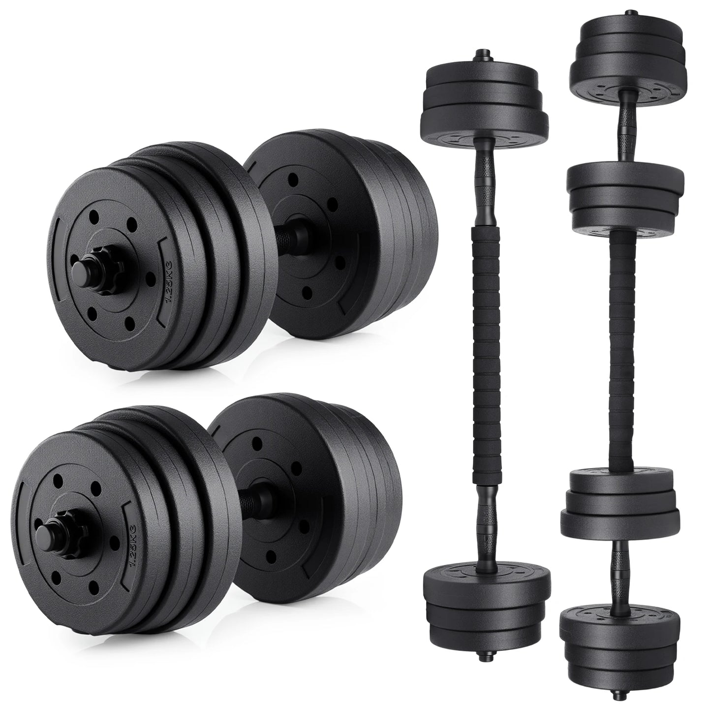 Adjustable Dumbbell Set – 20kg Home Gym Weights for Strength Training