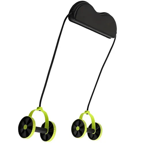 Multifunctional Ab Roller Wheel Kit – Double Wheel Abdominal Trainer with Resistance Bands, Knee Mat & Push-Up Support