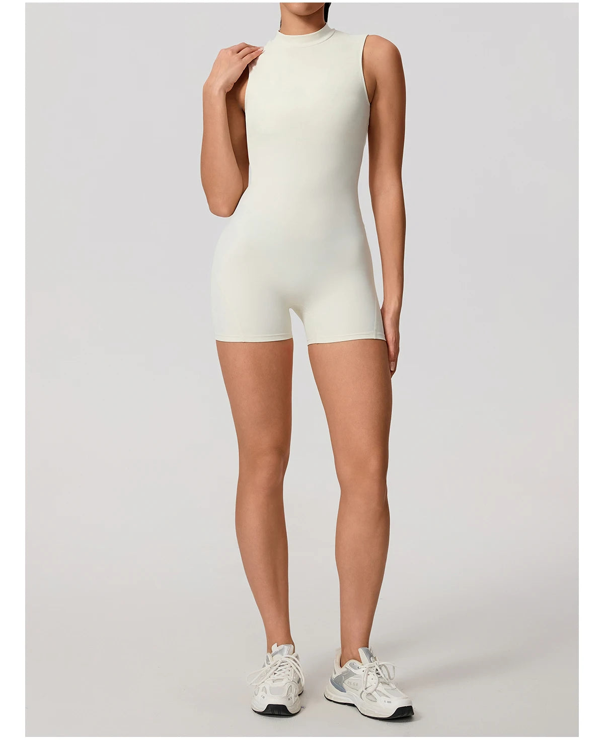 Women's Sports Jumpsuit – Sleeveless High-Stretch Yoga & Fitness Bodysuit