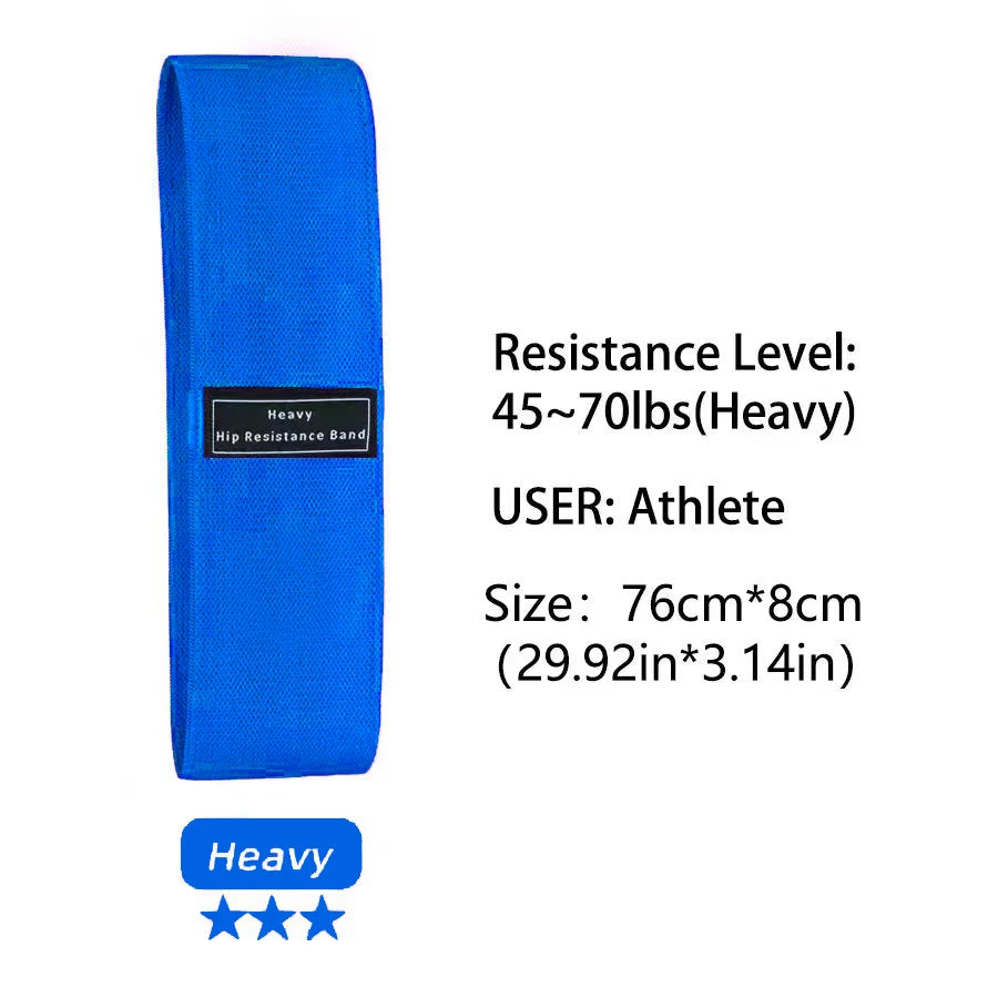 Elastic Glute Thigh Resistance Bands Fabric Booty Squat Circle Stretch Yoga Gym Equipment Hip Fitness Strips Loops Unisex