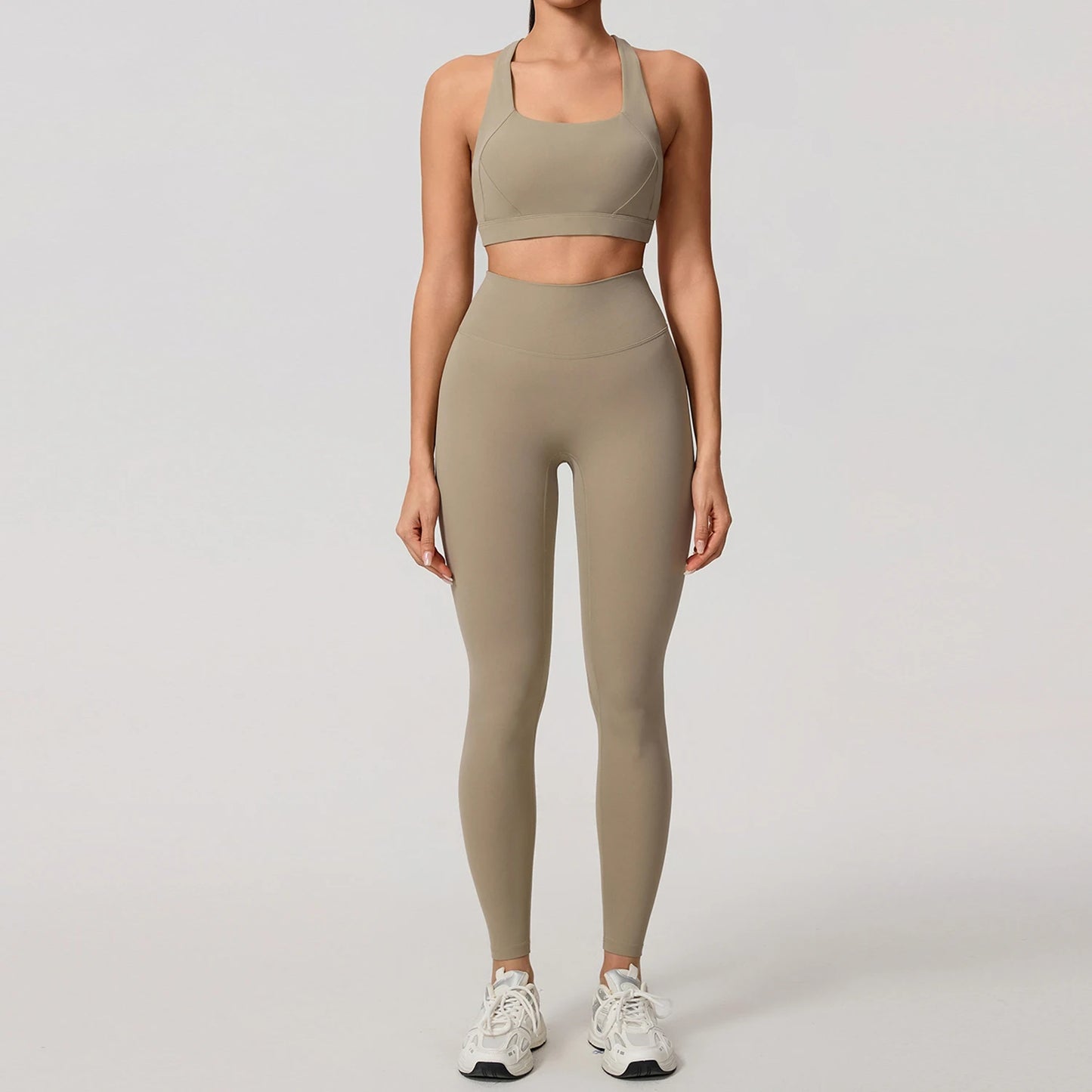 Summer Soften Yoga Set 2PCS Sports Suit for Women – Quick-Dry Fitness & Workout Activewear