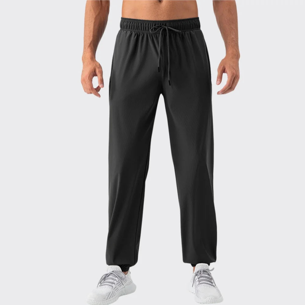 Men's Running Pants Sportswear Summer Jogging Sweatpants Quick Dry Thin Tracksuit Elastic Gym Fitness Sport Trousers Men Slacks
