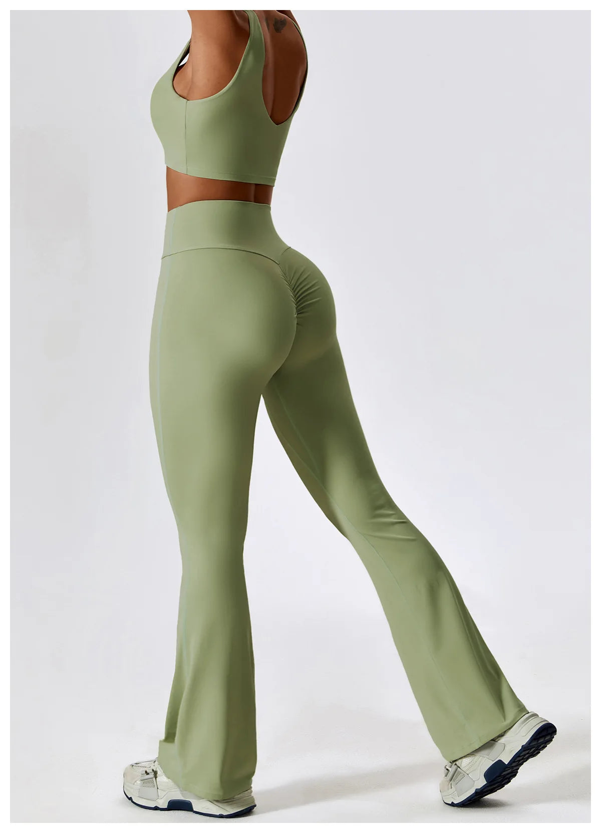 2PCS Women's Seamless Yoga Set Long Sleeve Athletic Legging & Crop Top Sportswear Workout Fitness Gym Sports Suit Winter Workout Clothes
