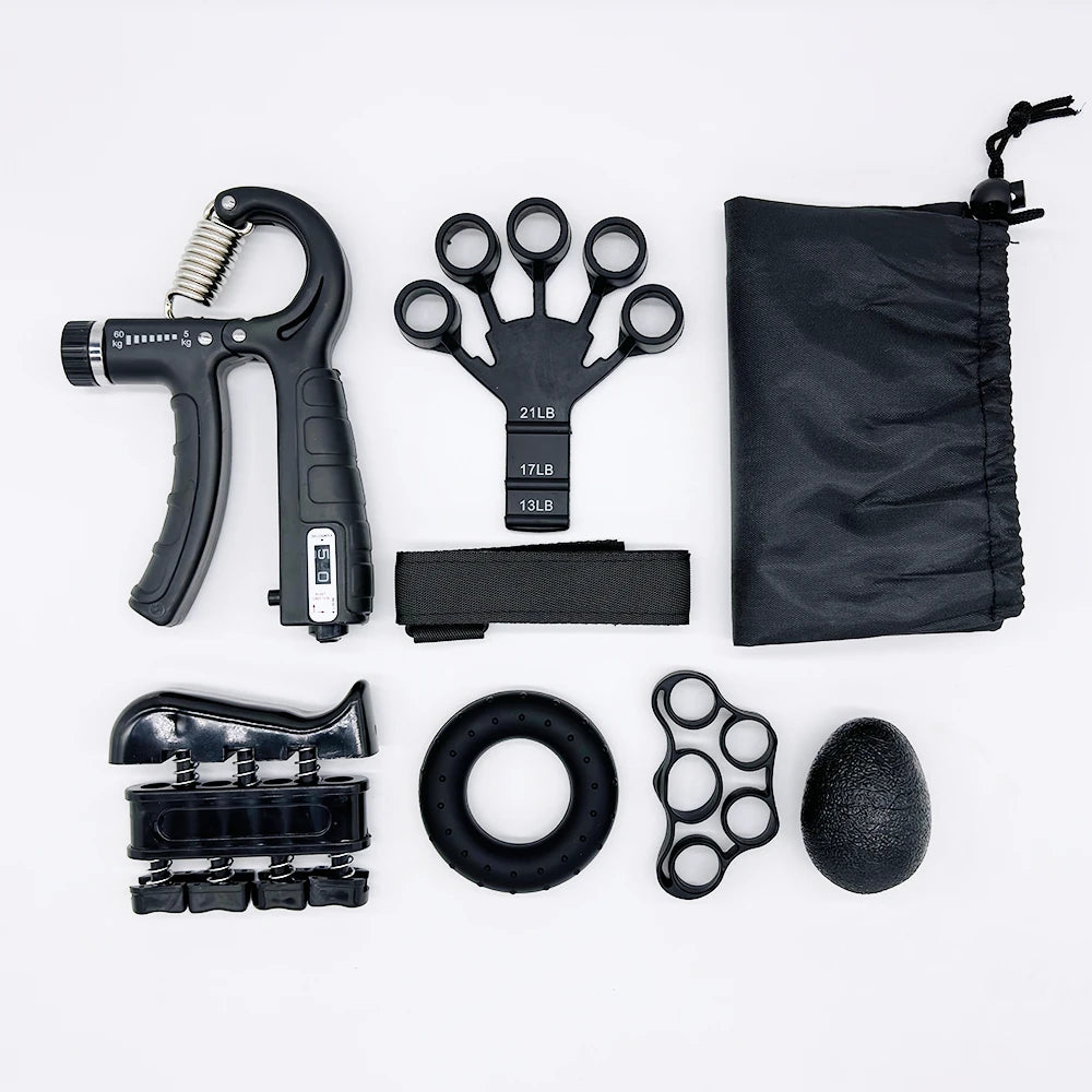 Strength Exercise Gripper Kits Finger Stretcher Arthritis Grip Rehabilitation Training Pliers Countable Finger Exercise Equipment