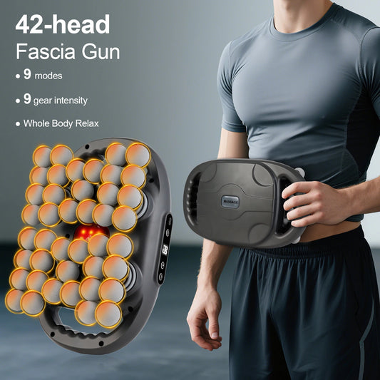 Head Fascia Massage Gun – Deep Tissue Muscle Relaxation Device