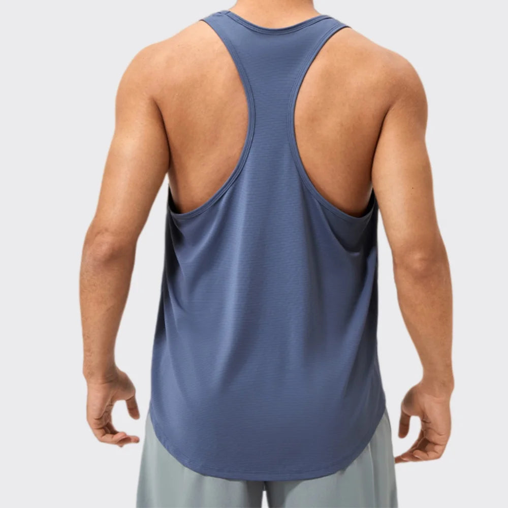 Men's Sleeveless Workout Tank Top – Quick-Dry Gym & Bodybuilding Training Vest