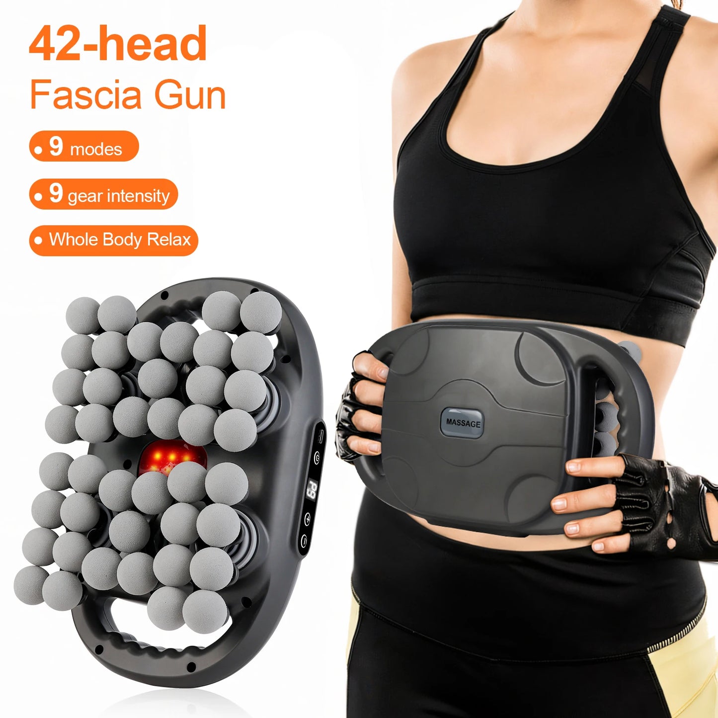 Head Fascia Massage Gun – Deep Tissue Muscle Relaxation Device
