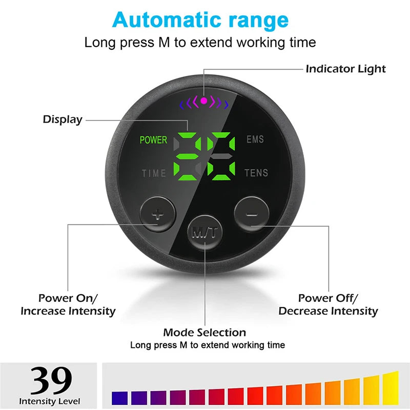 Smart EMS Muscle Stimulator – Abs Trainer & Abdominal Toning Belt