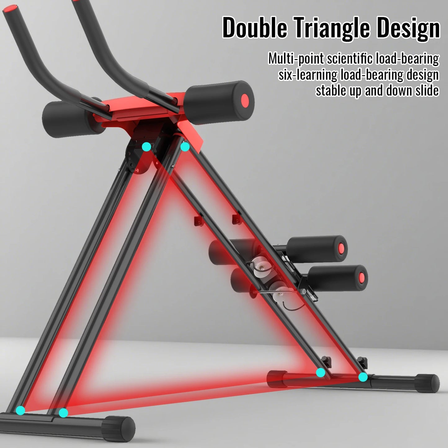 Abdominal Trainer – 5-Gear Adjustable Resistance Core & Full Body Exercise Equipment