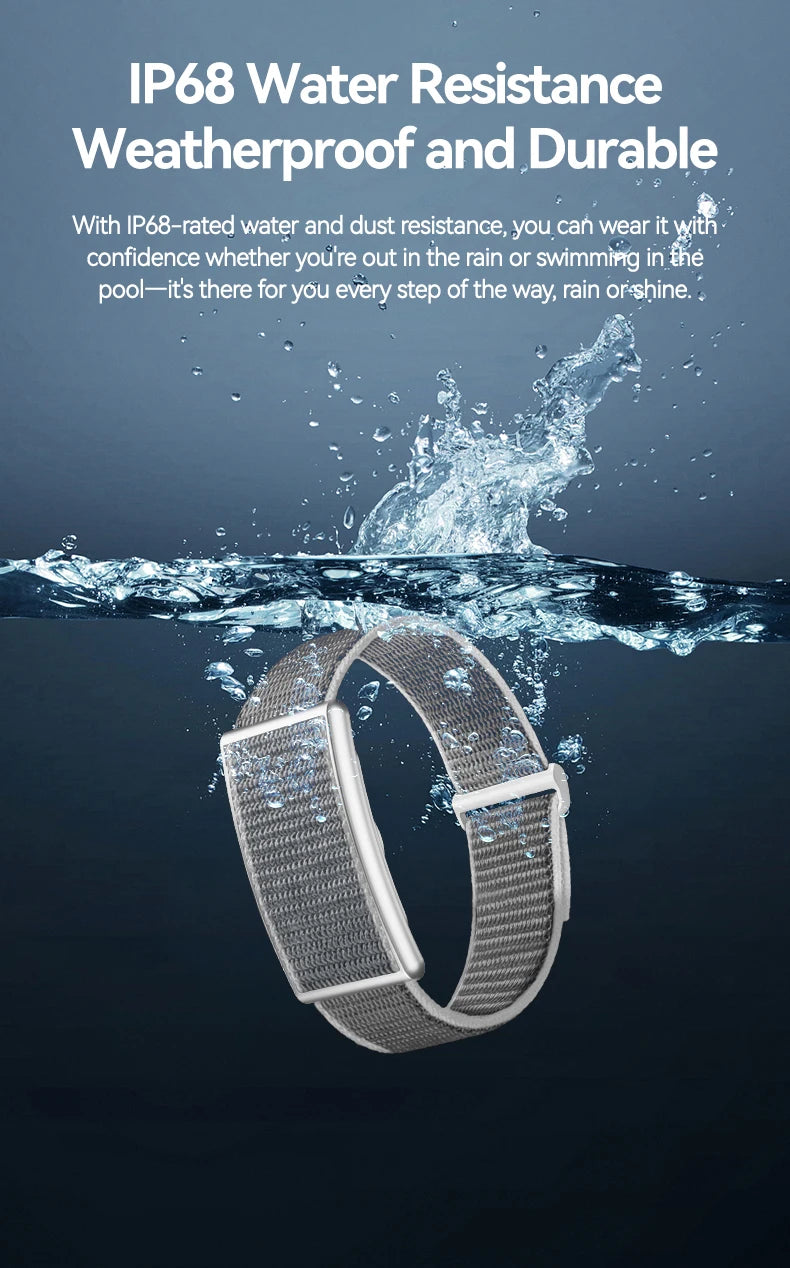 No-Screen Smartwatch – Fitness Tracker with Heart Rate Monitor for Android & iOS