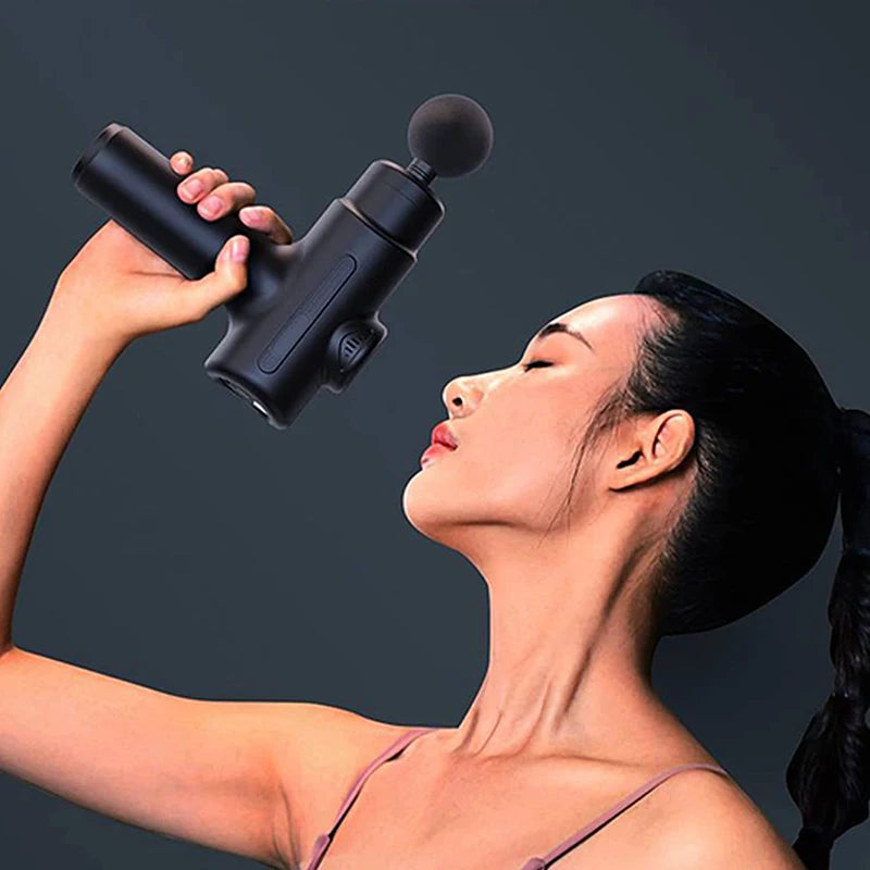 Electric Deep Tissue Massage Gun – 8 Interchangeable Heads for Full Body Recovery