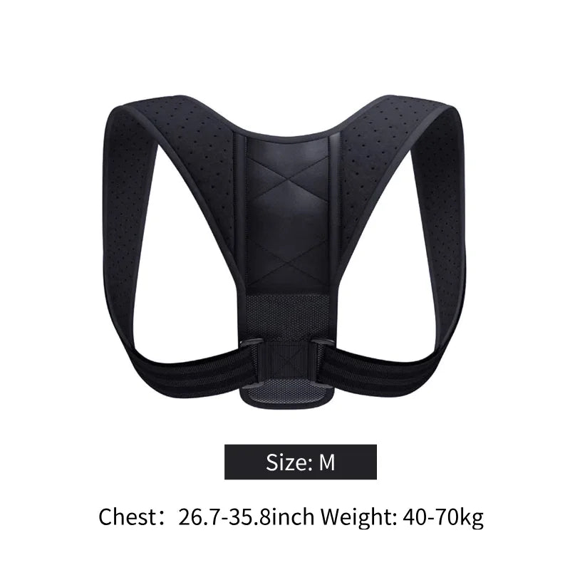 Back Posture Corrector Belt – Adjustable Support Brace for Improved Sitting & Standing Posture