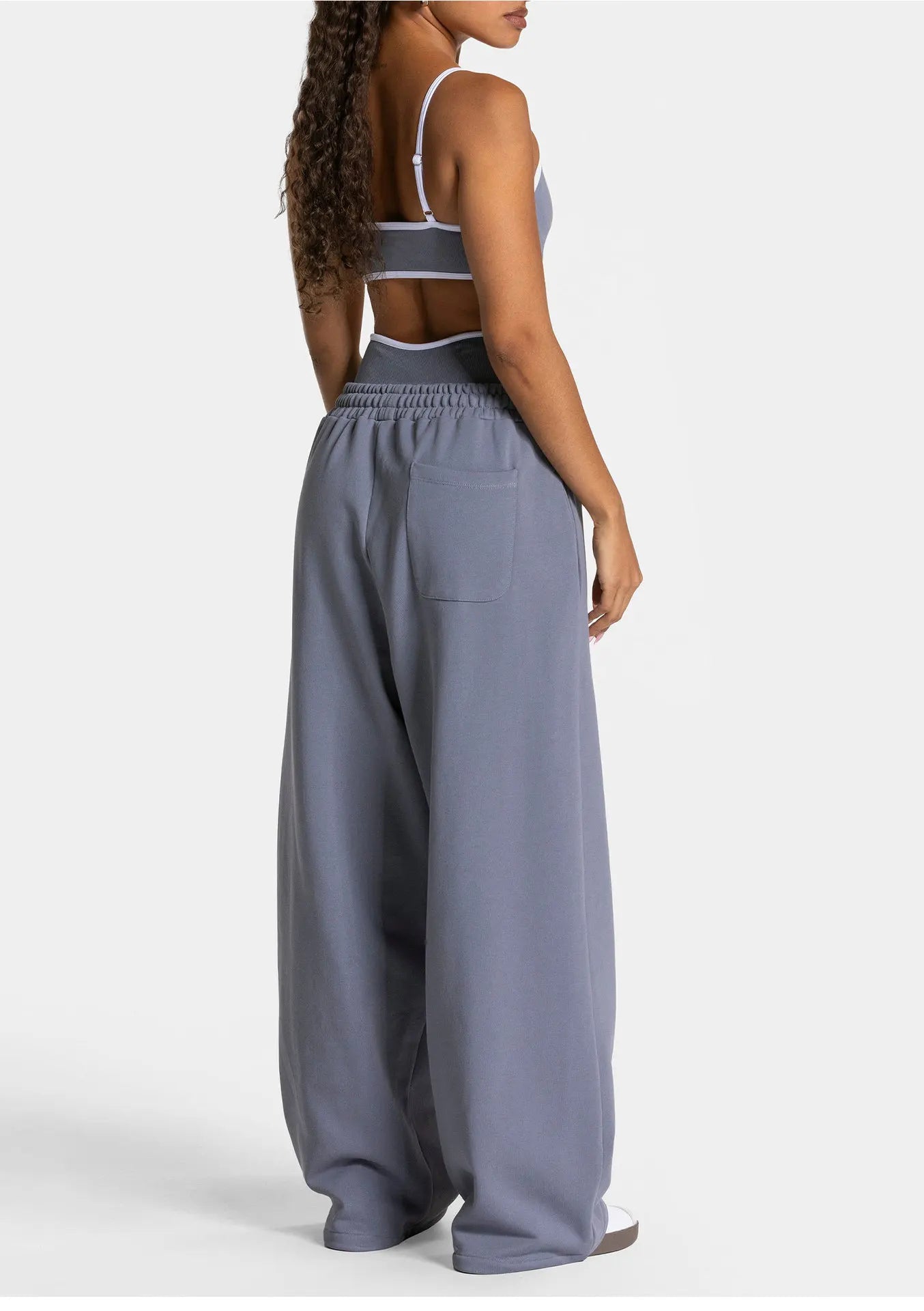 Women’s High Waist Yoga Pants – Wide Leg Casual Sports & Gym Trousers