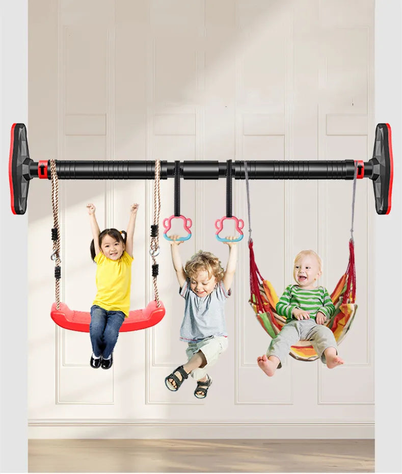 400kg Adjustable Door Pull-Up Bar – Home Gym Chin-Up Training Equipment