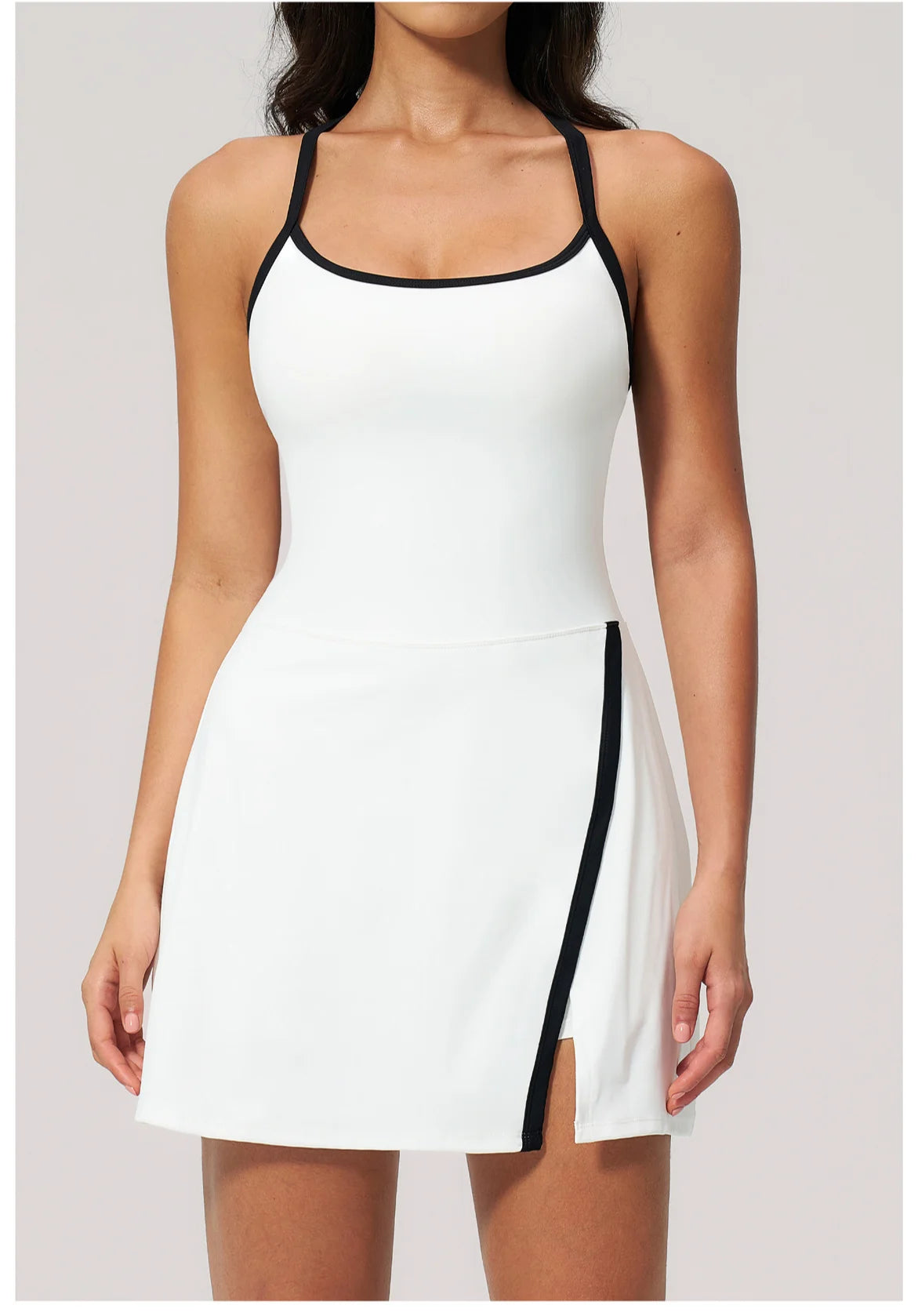 Women's Yoga Jumpsuit Set Anti-Glare One-Piece Ballet Dance Sports Dress Gym Rompers Push-Up Running Tennis Fitness Outfit